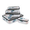 Custom 4 Set Packing Cubes Travel Accessories Suitcase Organizers, Clothes Compression And Storage Bag Women