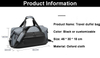 Men\'s Shoulder Large Capacity Simple Outdoor Travel Wear-resistant Waterproof Casual Duffel Bag