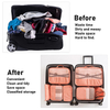 Waterproof Durable 8 Pcs Set Clothes Bags Cosmetic Bag Pack Travel Packing Cubes for Luggage