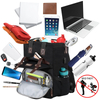 15.6 Inch Large USB Charging Port Water Resistant Nurse Laptop Backpack for Women RFID Anti Theft Work Backpack
