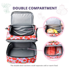 Double Layer Portable Food Thermal Cooler Bag Leakproof Customized Printing Picnic Travel Outdoor PEVA Cooler Bag