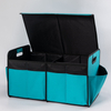 Heavy Duty Collapsible Multi-Compartment Car Organizers Drive Auto Car Rrunk Organizer with Foldable Lid