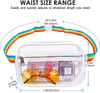 Clear Fanny Pack Wholesale Customize Logo Waterproof Clear Bag Waist Approved Clear Belt Bag Waist Bag