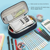 Expandable Pencil Case Large Capacity Pencil Box Pen Pouch Stationery Storage Organizer for Teen High School Students Pen Bag