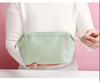 Promotional Toiletries Custom Makeup Bag Organized Cosmetic Storage Zipper Pouch Bag with Wide Open for Girls
