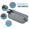Anti-Theft Passport Wallets for Men & Women Secure Travel Money Belt Undercover Hidden RFID Blocking Travel Wallet