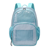 Custom Laptop Student Bag Mesh Backpack Semi -Transparent Waterproof Backpack Bags Girls School Bags for Teenagers