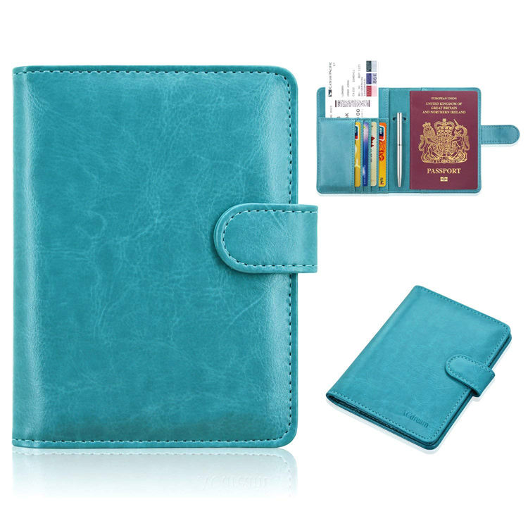 Custom Leather slim credit card wallet gift card holder wallet