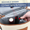 Picnic Reusable Portable Bottle Carrier Cooler Bag Custom 2 Bottle Wine Bag Insulated