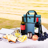 2021 New Picnic Shoulder Portable 3 Bottle Wine Carry Cooling Bag Idealy Insulated Red Wine Cooler Bag