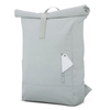 Durable anthracite vintage 20L rucksack roll top daypack eco PVC free men roll up canvas backpack custom