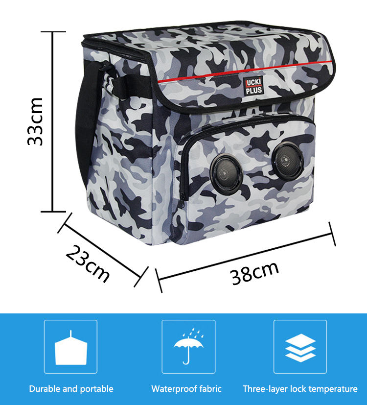 wholesale waterproof speaker cooler tote bag heat sealed cooler lunch bag