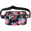 Wholesale Flower Full Printing Pattern Nylon Bum Bag Waist Stylish Custom Hip Bag Fanny Pack