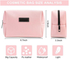Wholesale Custom Manufacturer Portable Waterproof PVC Leather Cosmetic Bag Makeup Case Toiletry Organizer for Women Men