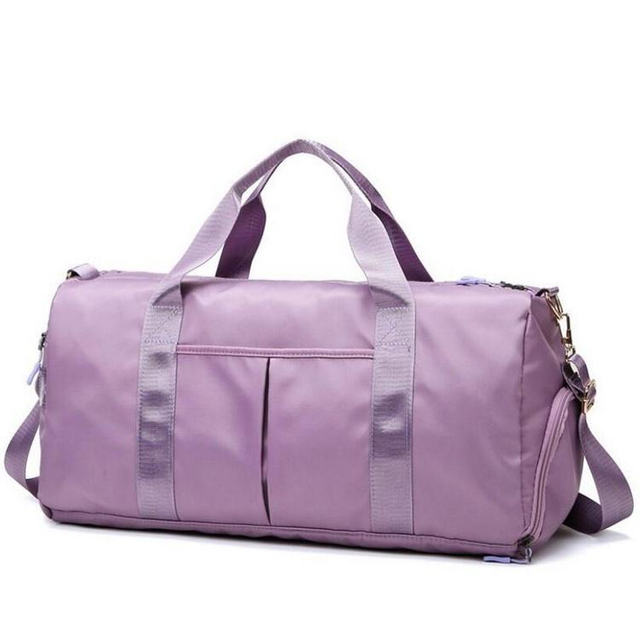 Customized Waterproof Gym Bag Duffel Sports Bag Fitness Outdoor Travel Women Handbag Large Capacity Storage Shoulder Bag