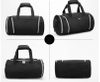 Woman man weekeder fitness carry on sports round duffle bags with shoes pocket gym overnight mini girls duffel bag black