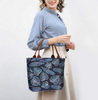Custom Sublimation Floral Lunch Box Picnic Fitness Work School Thermal Bag Flower Print Insulated Tote Bag Cooler