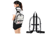 Clear Small Backpack Bag Transparent Daypack Waterproof See Through Bookbag Clear Mini PVC Backpacks for Kids Girls