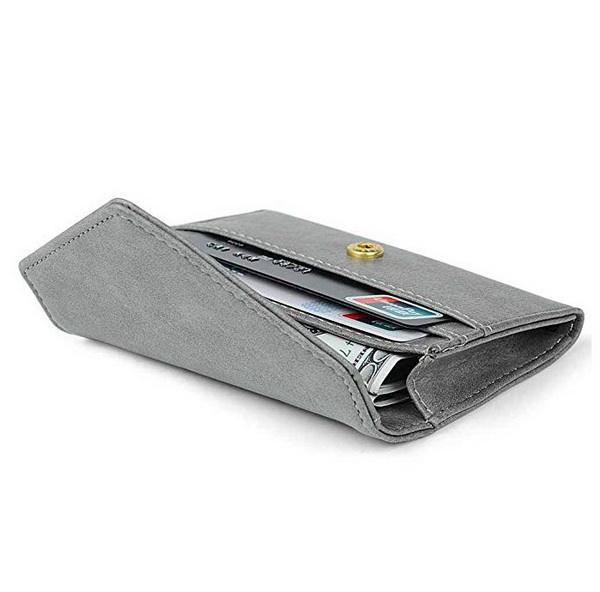 Woman PU Leather Card Case Wallet Credit Card Holder For Ladies