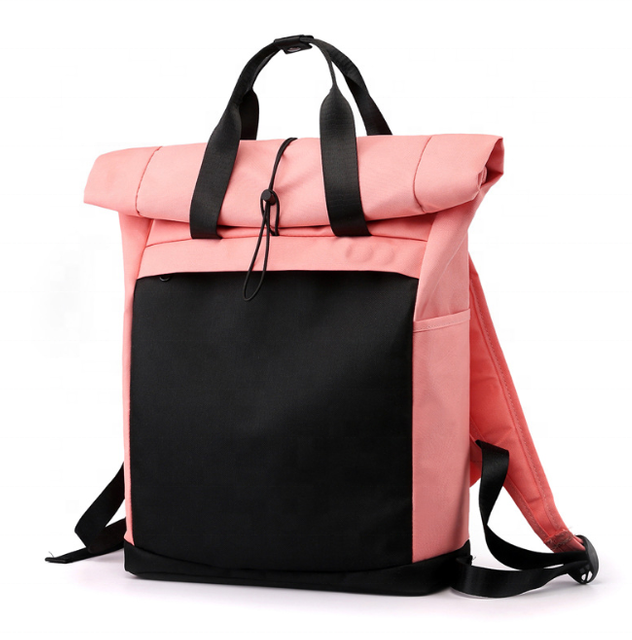 New Arrival Fashion Recycled Rpet Rolltop Backpack Fashion Roll-top Backpack Daypack