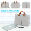 custom eco recycled rpet laptop sleeve bags with portable handle waterproof business computer laptop briefcase bag