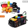 Hot Sale Tote Car Organizer Front Back Seat Car Storage Seats Organizer Car Trunk Organizer Foldable
