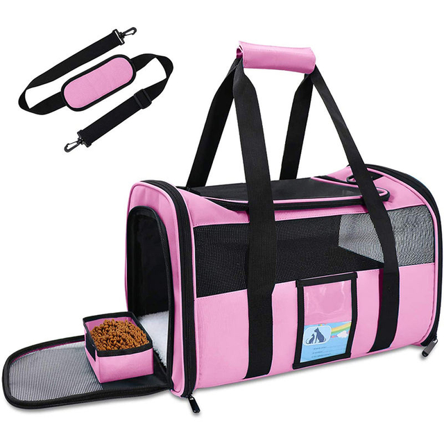 Soft-Sided Pet Travel Carrier for Dogs and Cats, Medium Cats Small Cats Carrier,Dog Carrier for Small Dogs