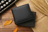 High quality pu leather wallet men credit card holder purse