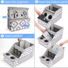 High Quality Car Trunk Organizer Foldable Collapsible Car Back Seat Organizer Cargo Organizer Box with Movable Dividers