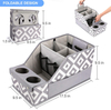 High Quality Car Trunk Organizer Foldable Collapsible Car Back Seat Organizer Cargo Organizer Box with Movable Dividers