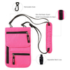 Travel Neck Pouch Hidden Passport Holder Wallet RFID Blocking/Neck Stash For Men Women