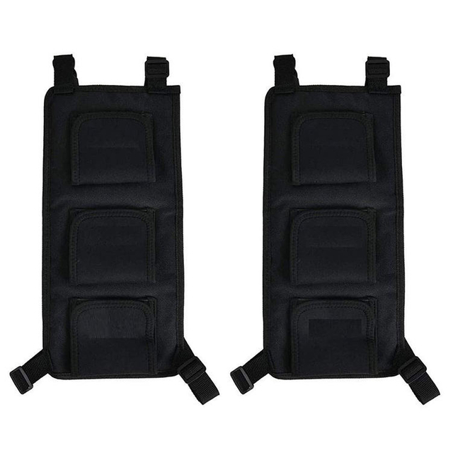 Car Backseat Fishing Rod Bracket Adjustable Polyester Strap Fishing Pole Holder Storage Carry Bag