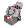 Double Compartment Heavy Duty Aluminum Foil Insulated Thermic Cooler Tote Bag Kids Portable Personalized Insulated Lunch Bag
