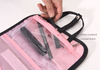New Lady Beauty Waterproof Travel Make Up Brush Holder Pouch PVC Large Organize Cosmetic Makeup Bag