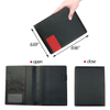 Custom Hot Selling RFID Blocking Business Card Leather Man Large Travel Passport Wallet Cover Card Holder