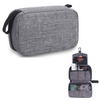 Travel Cosmetic Bag Makeup Organizer Case Men Eco Friendly RPET Travel Size Toiletry Bag with Hanging Hook