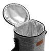 Portable Barrel Shape Insulated Cooler Lunch Bag, Custom Thermal Round Cooler Bag For Lunch Box For Picnic, Office