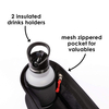 Simple Slim Baby Stroller Caddy Bag Hanging Diaper Pouch Bag With Feeding Bottle Holder