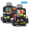 Hanging Car Front Seat Organiser Storage Bag Kids Baby Accessories Storage Backseat Organizer With Bottle Holder