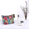 Wholesale Custom Printed Cotton Small Cosmetic Make Up Storage Pencil Case Bag Pouch Canvas Makeup Zipper