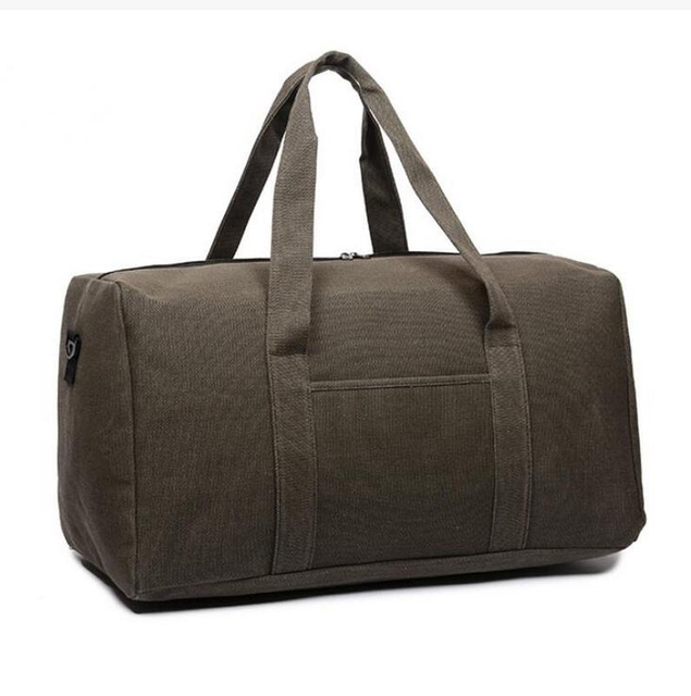 Large Durable Vintage Canvas Travel Garment Duffel Sport Bags Weekender Gym Overnight Duffle Bag for Women Men