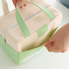 Portable Custom Logo Thermal Insulation Small Lunch Cooler Bag Insulated Thermal Lunch Tote Bag with Front Pocket