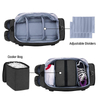 Outdoor Portable Sneaker Travel Hiking Cooler Zippered Weekend Bags Duffel Bag With Shoe Compartment