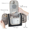 Waterproof Custom Logo Polyester Trousse Maquillage Travel Makeup Bag Hanging Toiletry Bags for Women