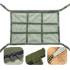 Car Storage Net Organizer Bag Mesh Car Cargo Net Roof Organizer Double-layer Mesh Bag with Reinforcing Grid Band