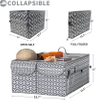 Custom Foldable Car Trunk Organizer Large Organizer In The Trunk of The Car Folding Storage Basket Car Trunk Organizer