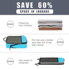 Practical 6 Pack Compression Travel Storage Bag Organizer Camping Cloth Shoe Suitcase Packing Cube Set