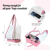 Good Quality Canvas Yoga Mat Holder Duffel Bag with Zipper Inner Pocket Cotton Travel Weekender Overnight Yoga Duffel Bag