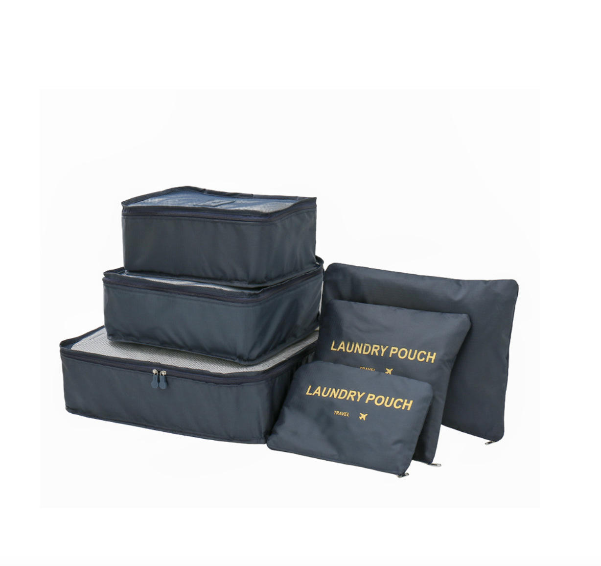 Travel Organizer Bag Clothes Suitcase Kit Underwear Socks Shoes Storage Luggage 6pcs Packing Cubes Travel bag Set