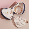 Cute Heart Shape Ladies Jewelry Gift Packaging Storage Box Ring Earring Necklace Jewellery Set Organizer